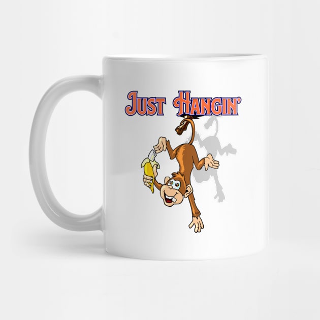 Monkey Just hangin version 2 gift by SidneyTees